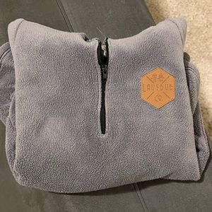 Lausbub- luxe fleece 1/2 zip pullover